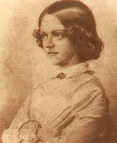 Malwida von Meysenburg  in jungen Jahren
