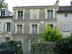 Heutige Ansicht von Wagners Wohnhaus in Meudon