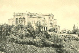 Villa Wesendonck und (rechts im Bild) das "Asyl"