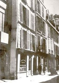 Wagners Wohnhaus in der Rue Jacob 14, nahe Saint-Germain des Près